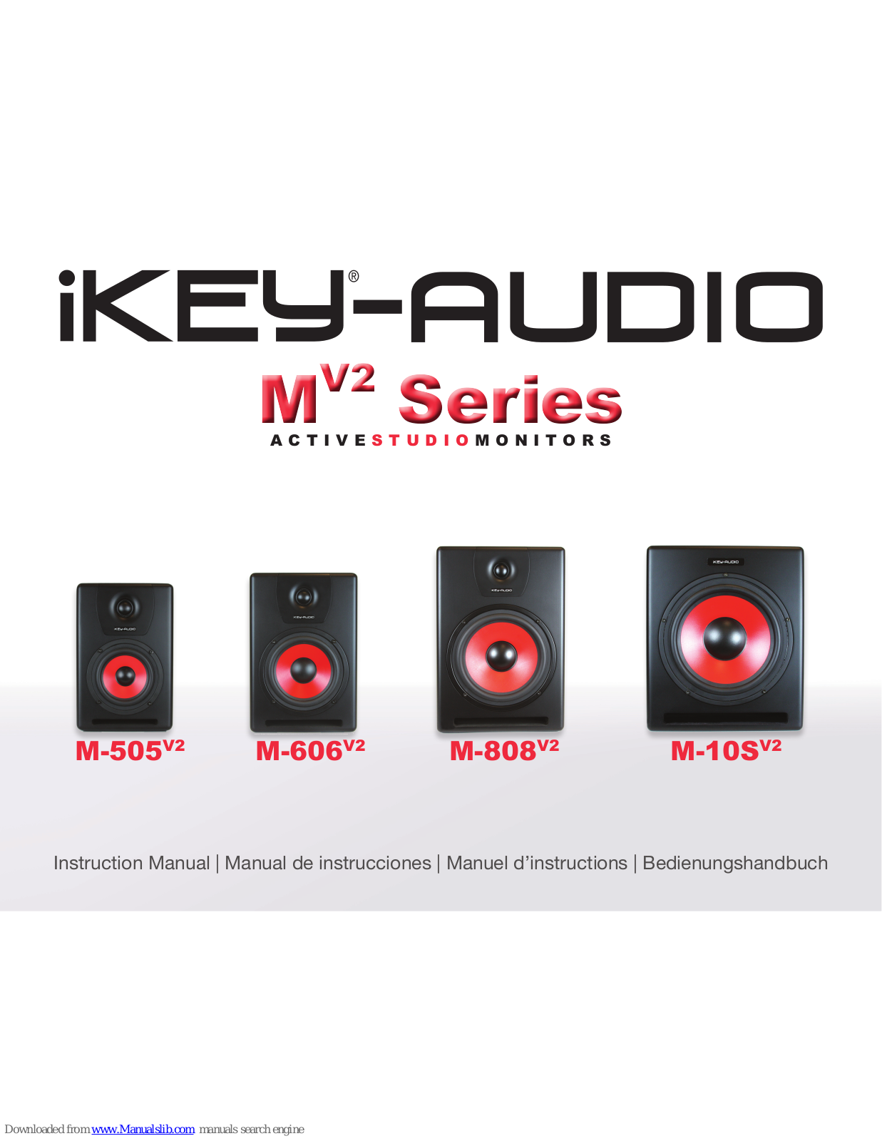 iKEY-AUDIO M-505V2, M-10SV2, M-606V2, M-808V2 Instruction Manual