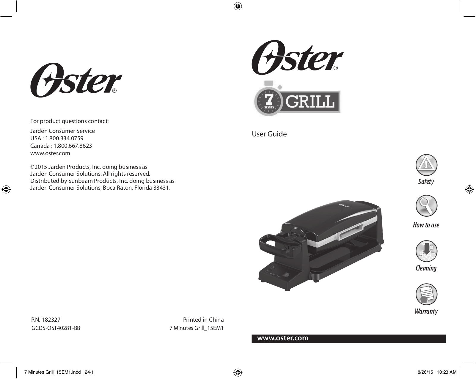 Oster CKSTCG20K-ECO, CKSTCG21K-ECO, CKSTCG22R-ECO, CKSTCG22Z-ECO User Guide