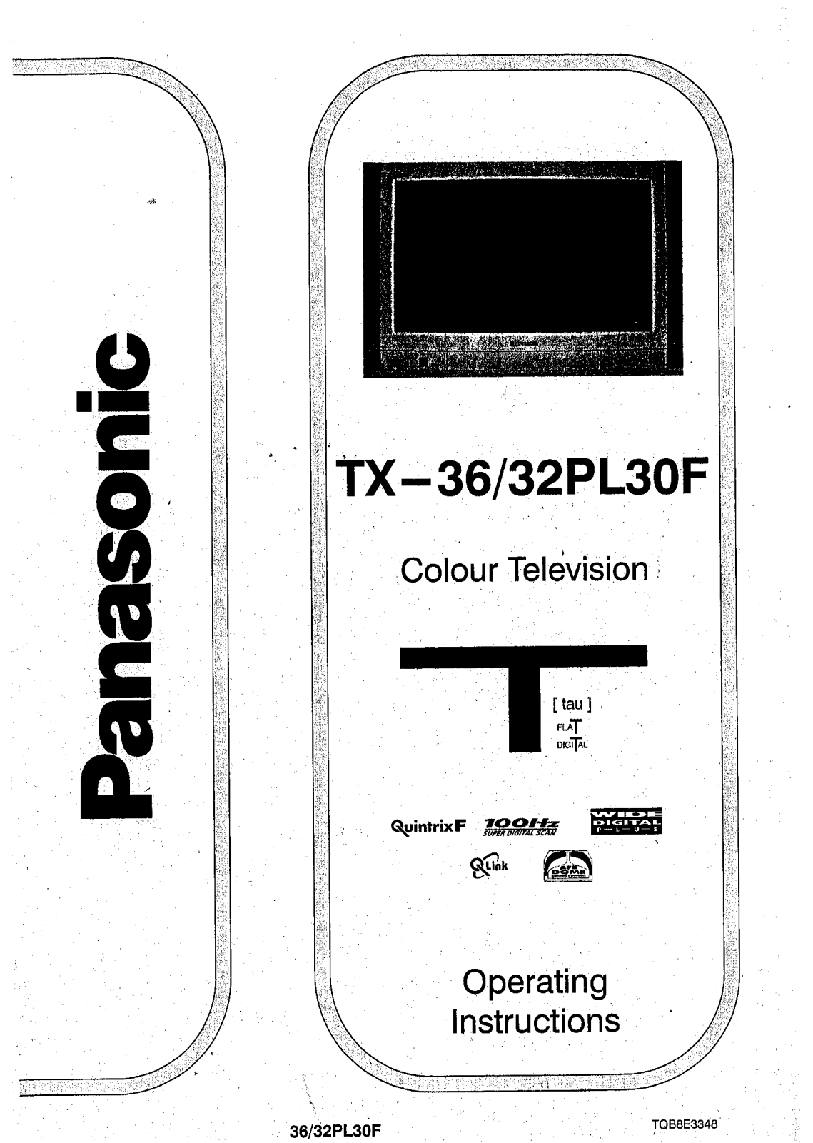 Panasonic TX-36PL30 User Manual