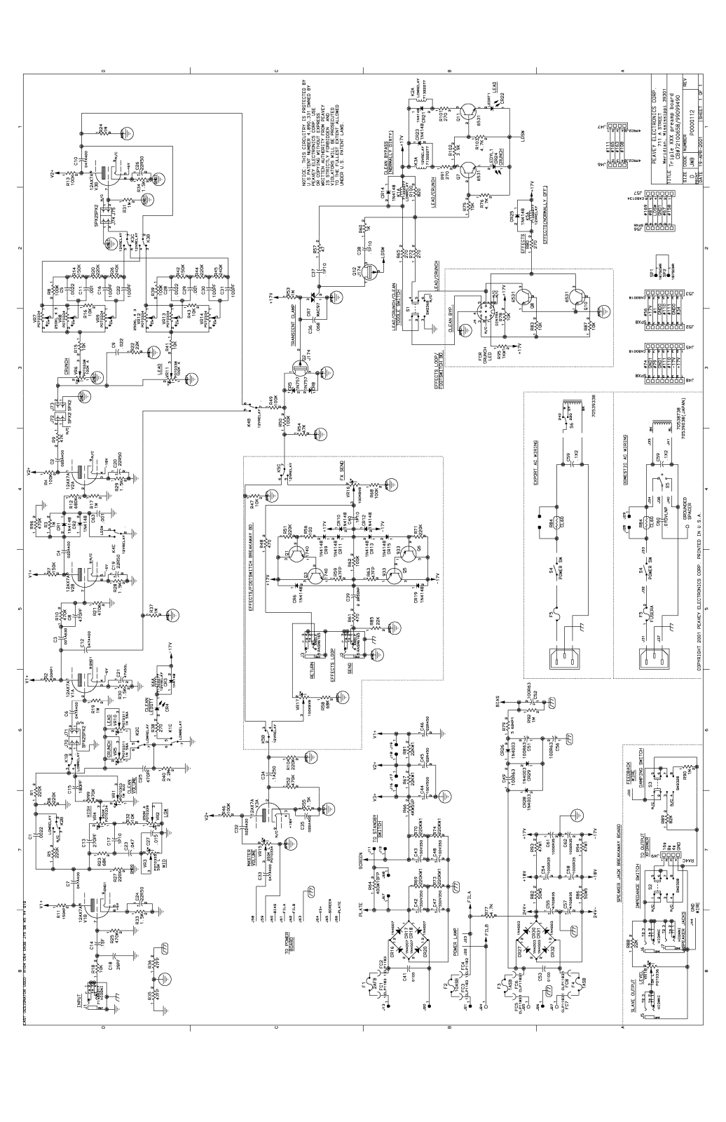 Peavey xxx schematic