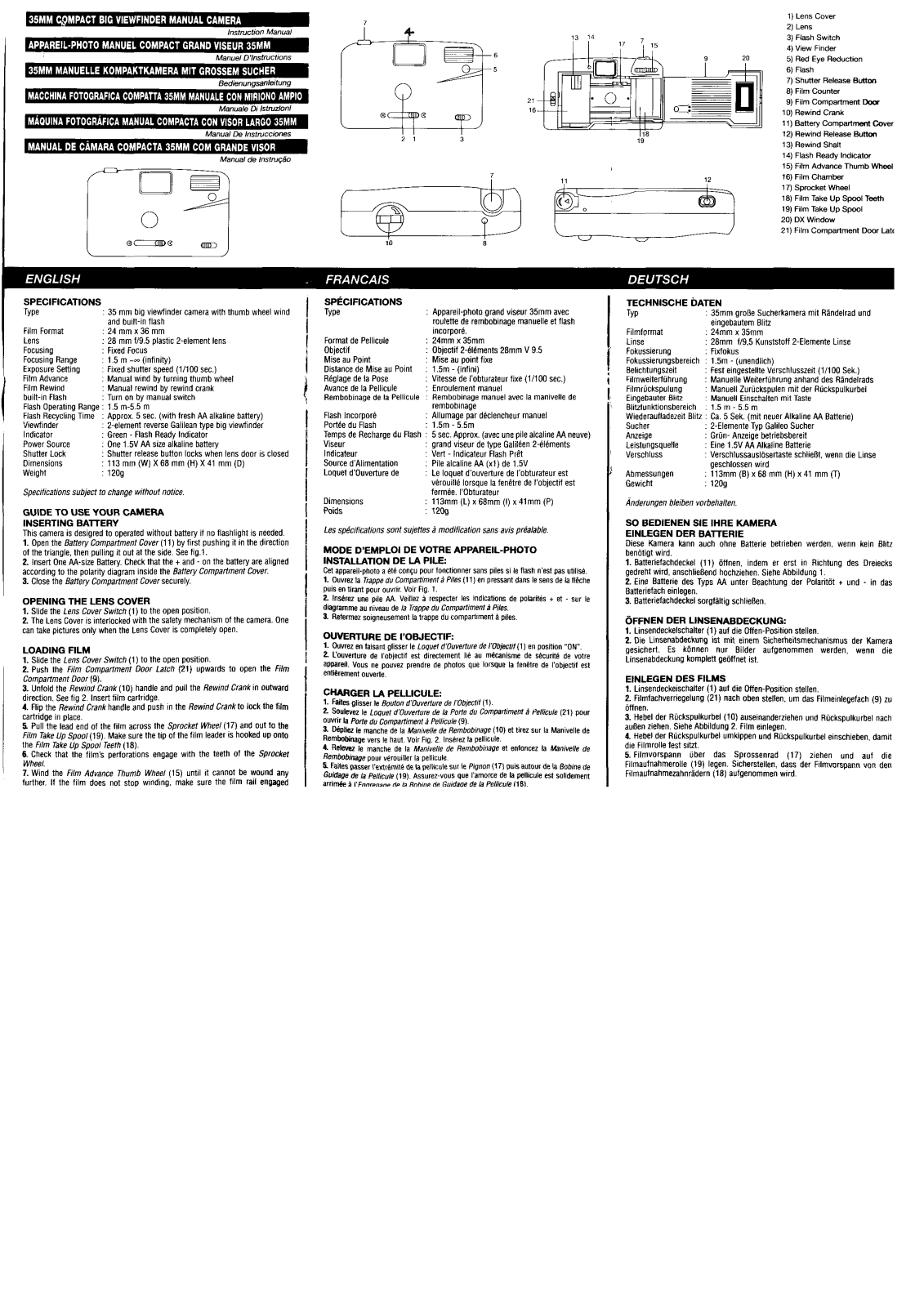 Concord 170BV NEW User Manual