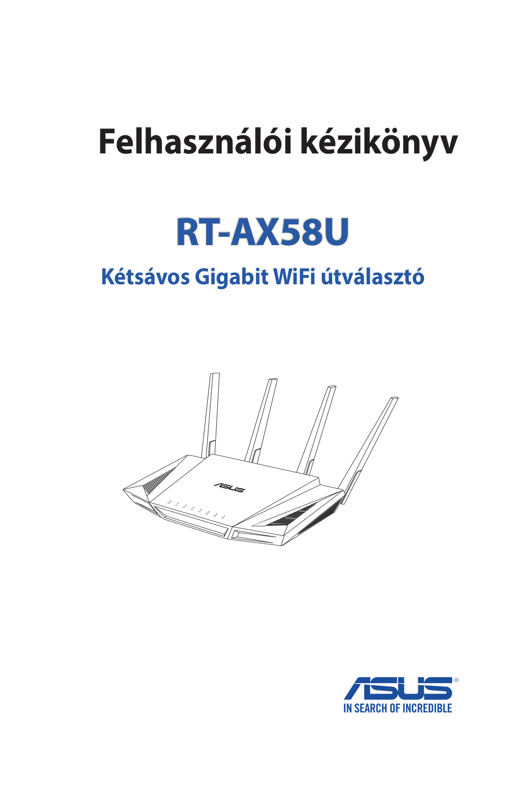 Asus RT-AX58U User’s Manual