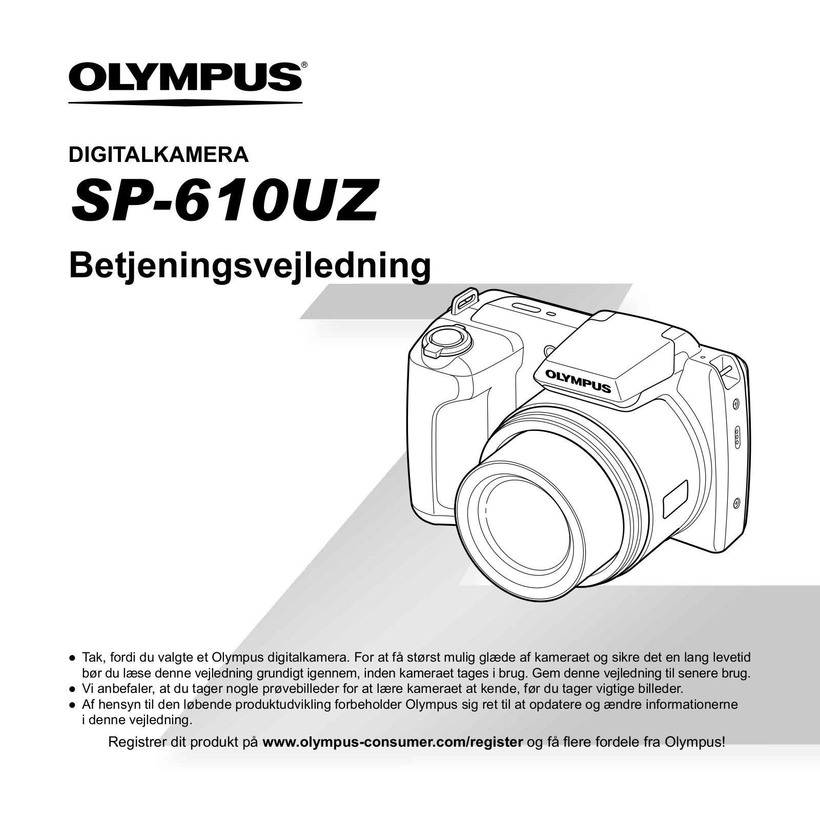 OLYMPUS SP-610UZ User Manual