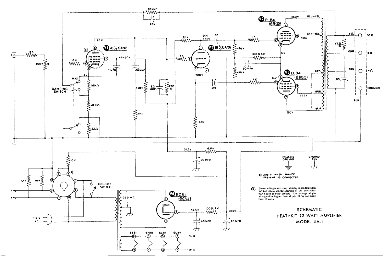 Heathkit ua1 schematic