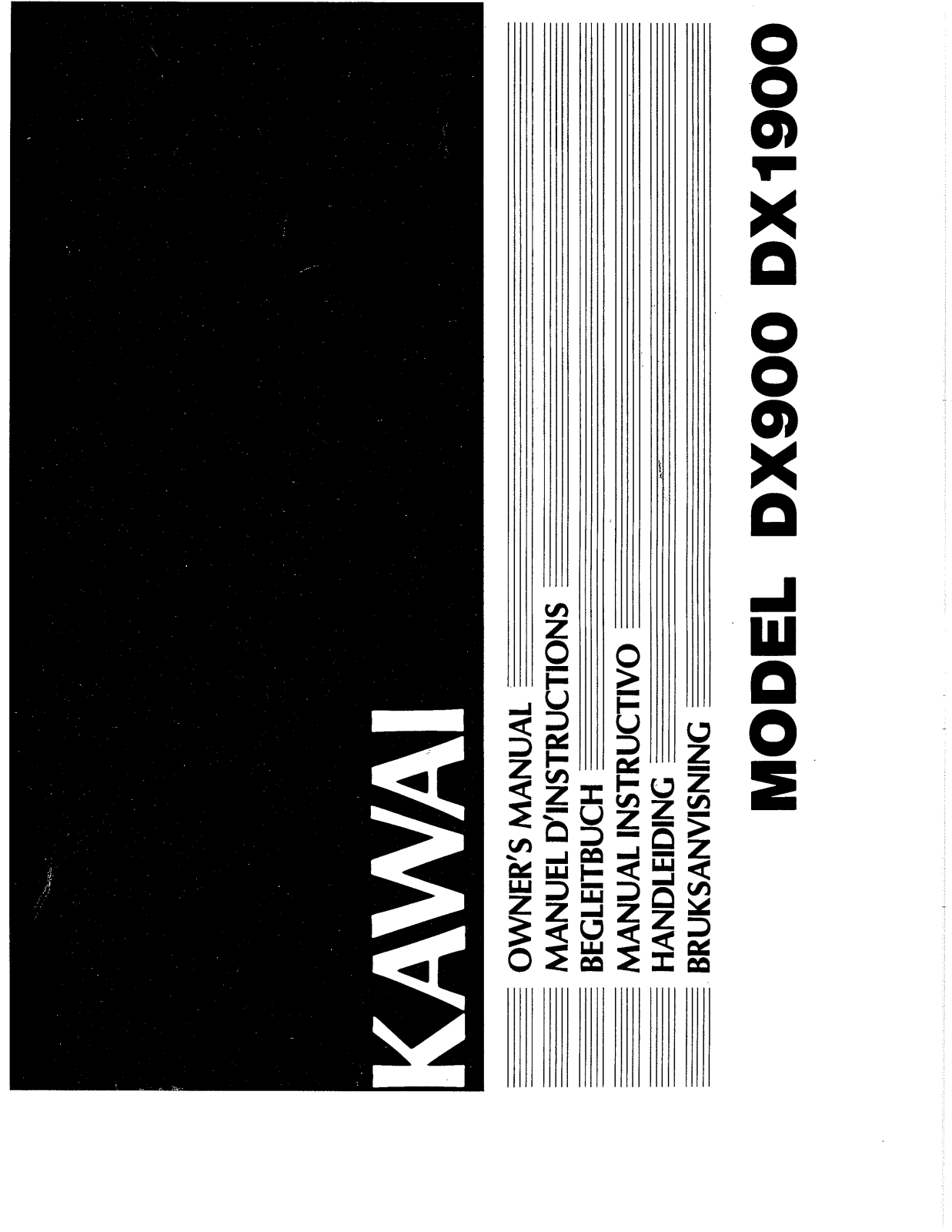 KAWAI DX1900 User Manual