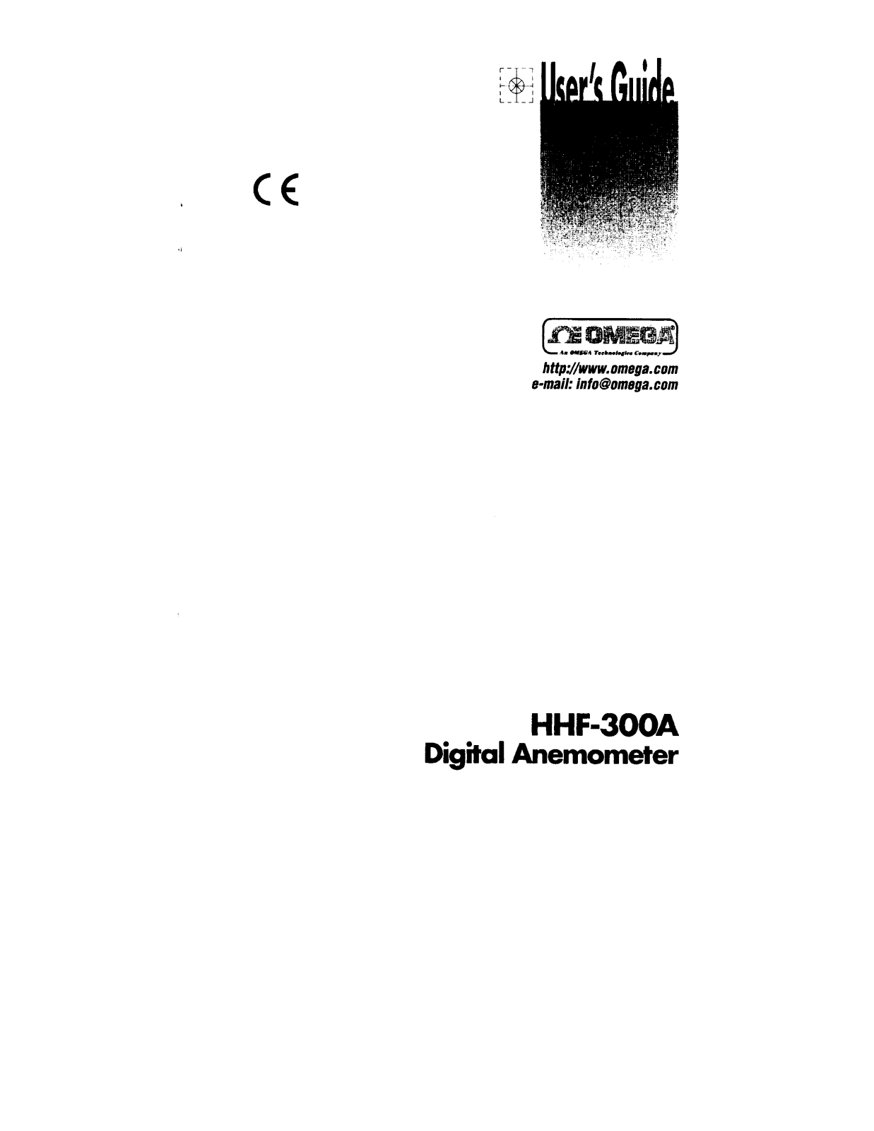 Omega Products HHF-300A Installation  Manual