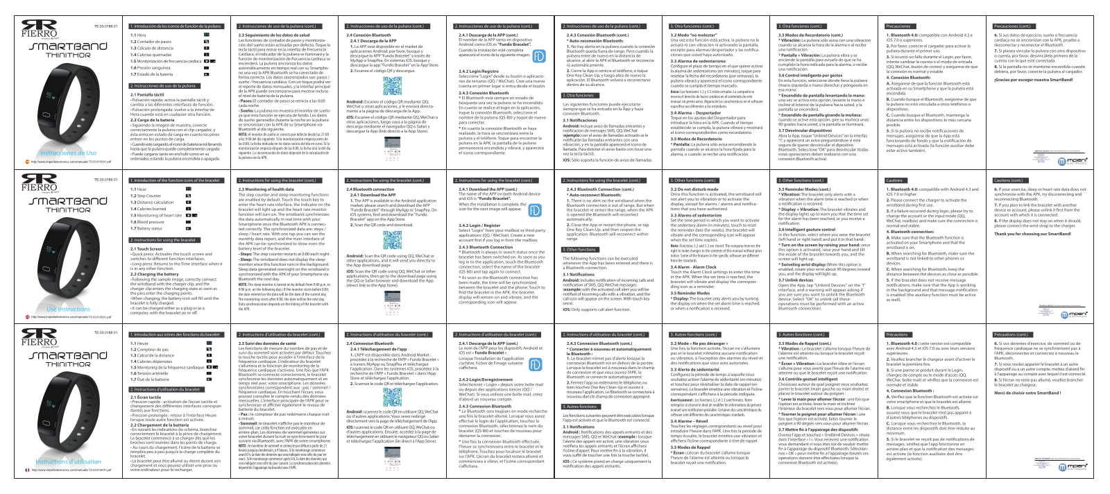 imperii electronics SmartBand Thinithor Instruction Manual