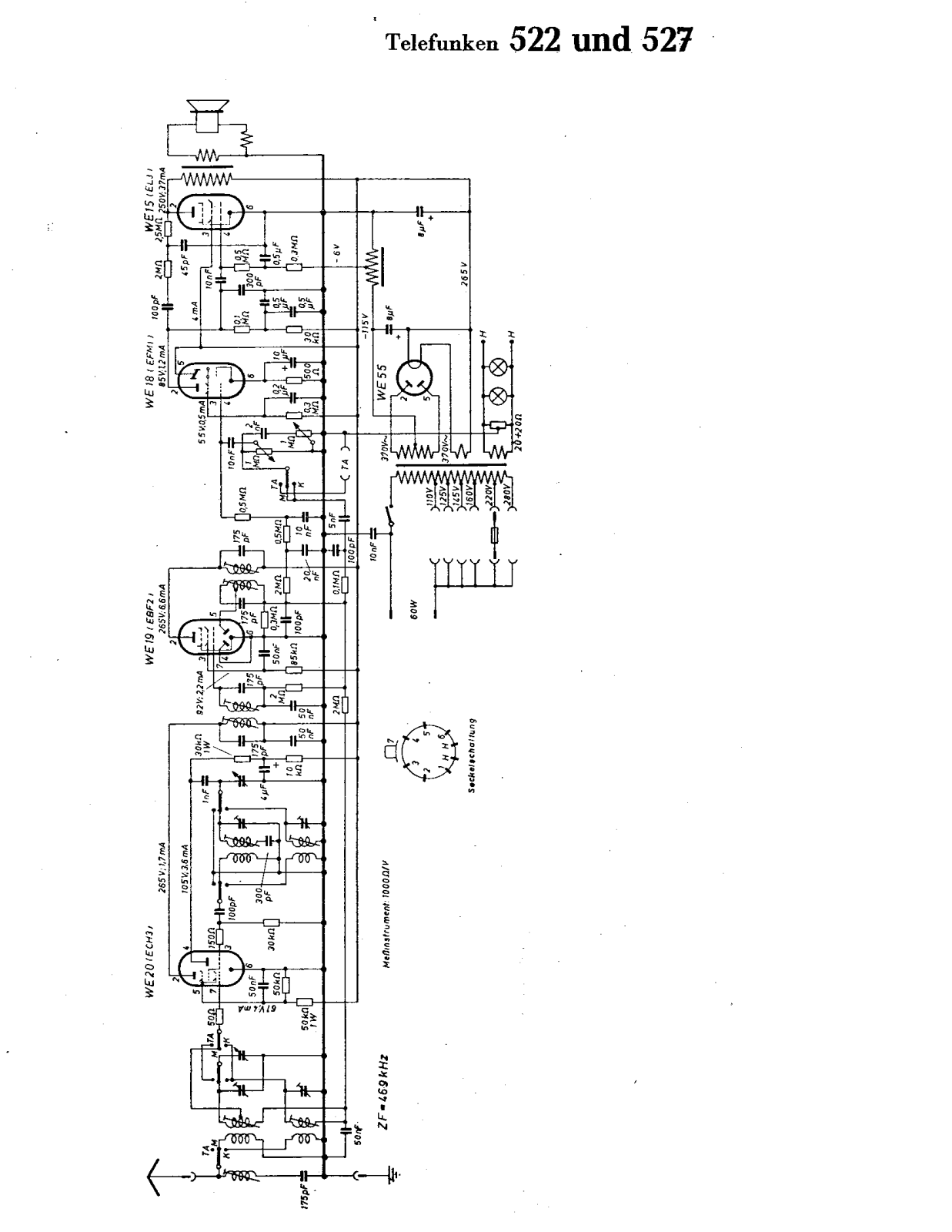 Telefunken 527 Schematic