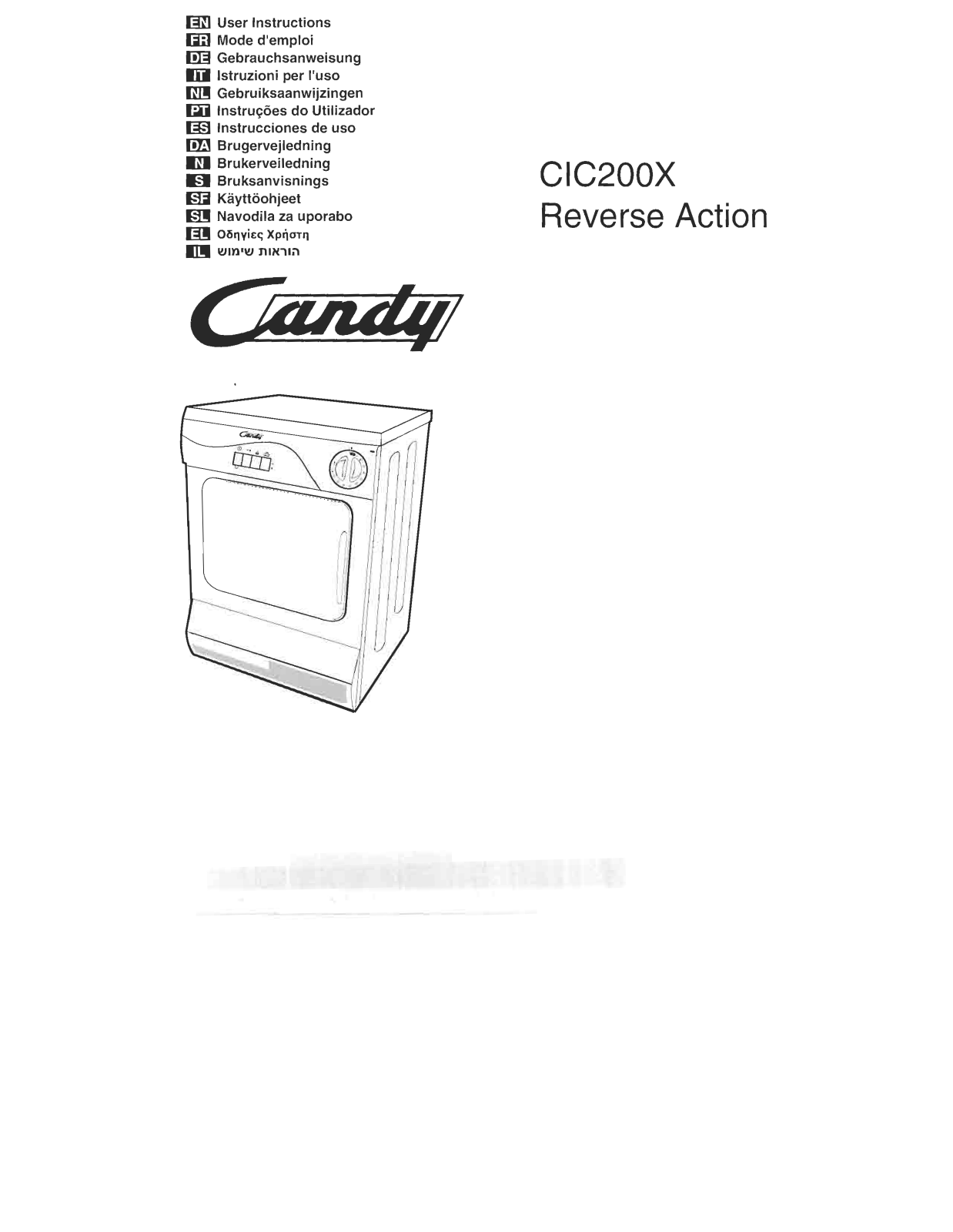 CANDY CIC200ES User Manual