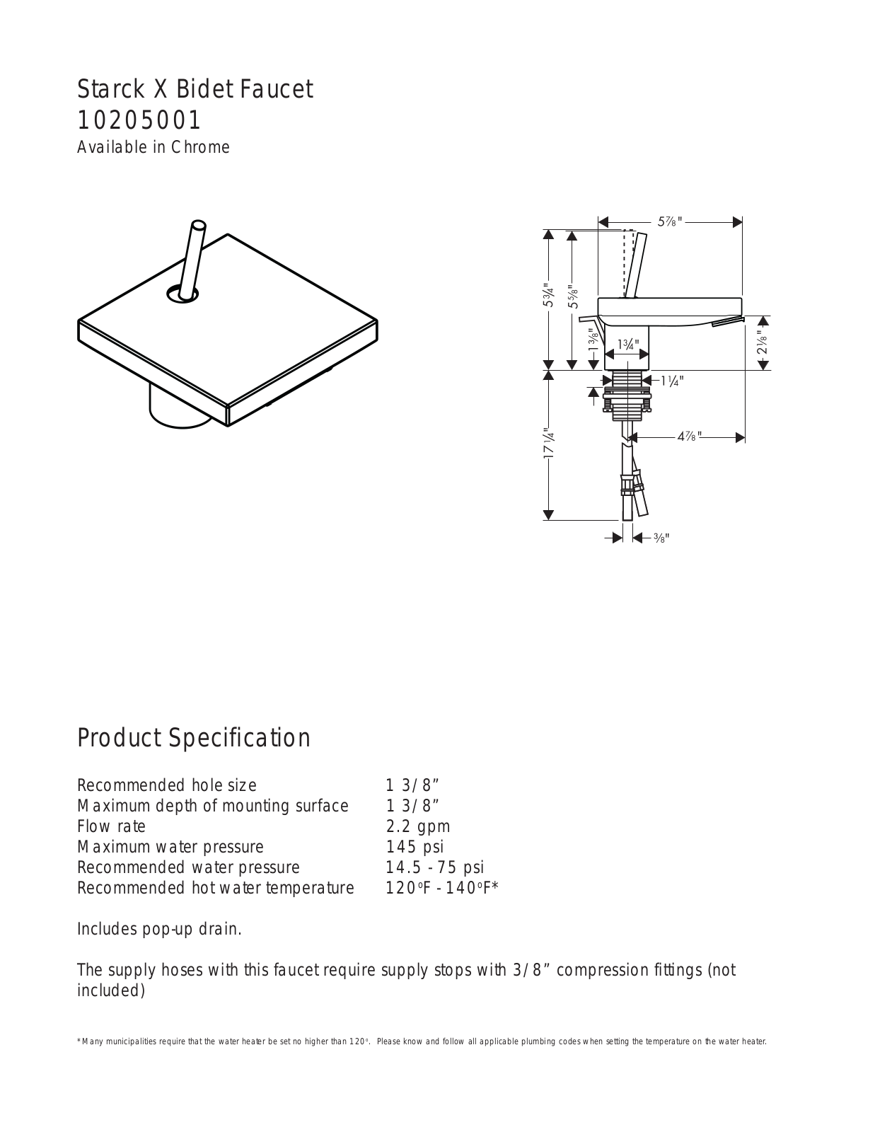 Hans Grohe 10205001 User Manual