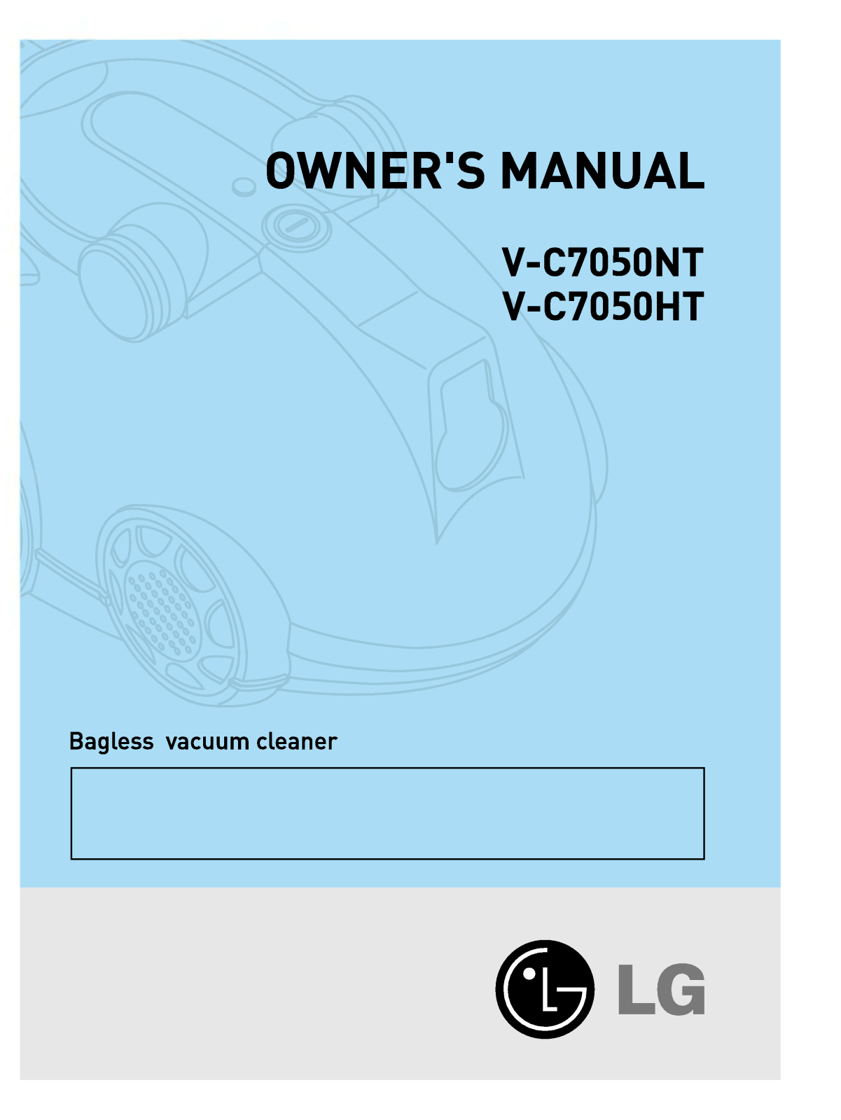 LG V-C7050HT, V-C7050NT, V-C7050NTS User Manual