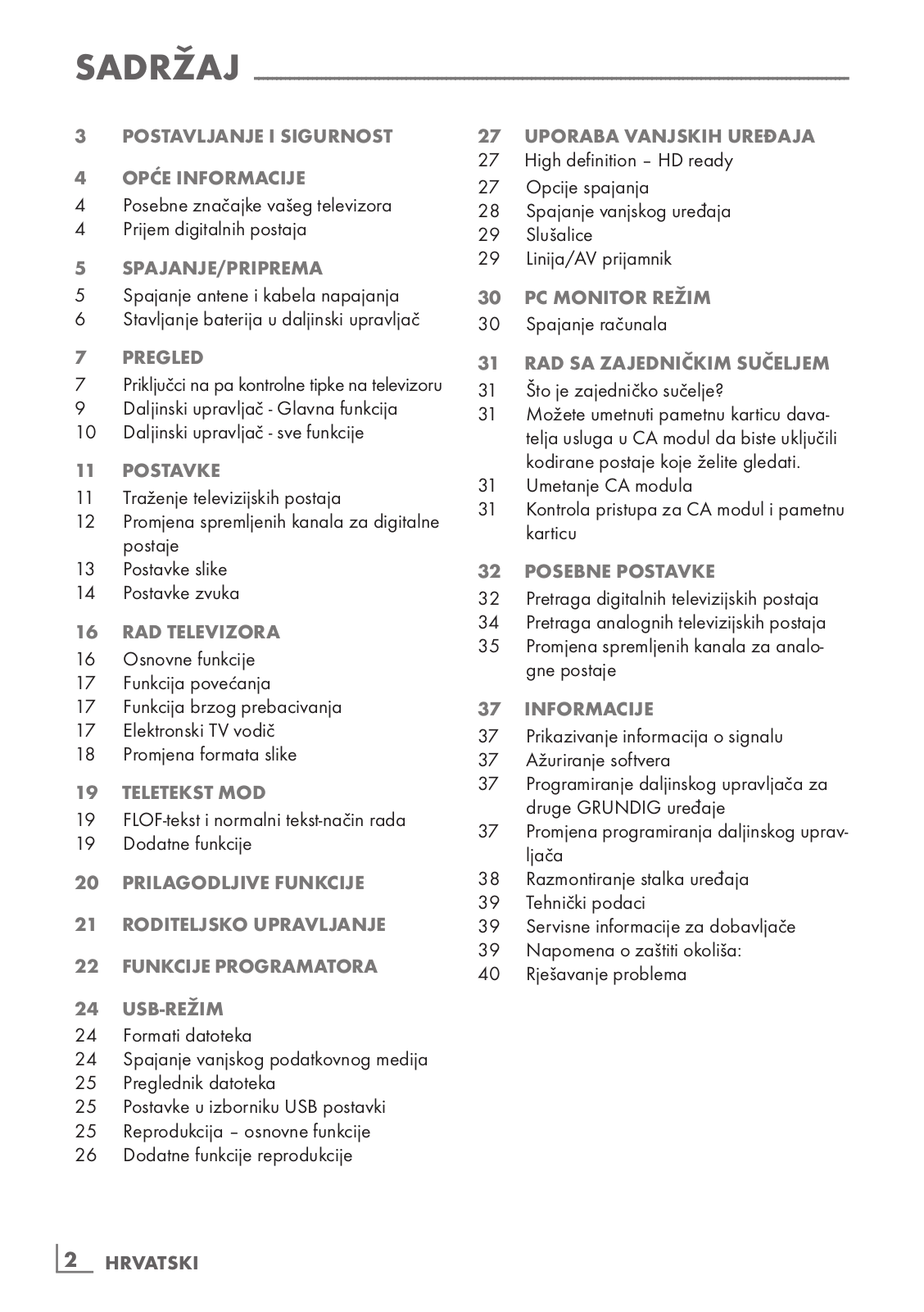 Grundig 32 VLC 7020 C User Manual