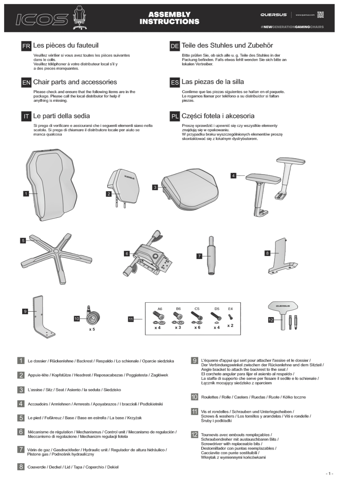 QUERSUS Icos User guide - ManualMachine.com