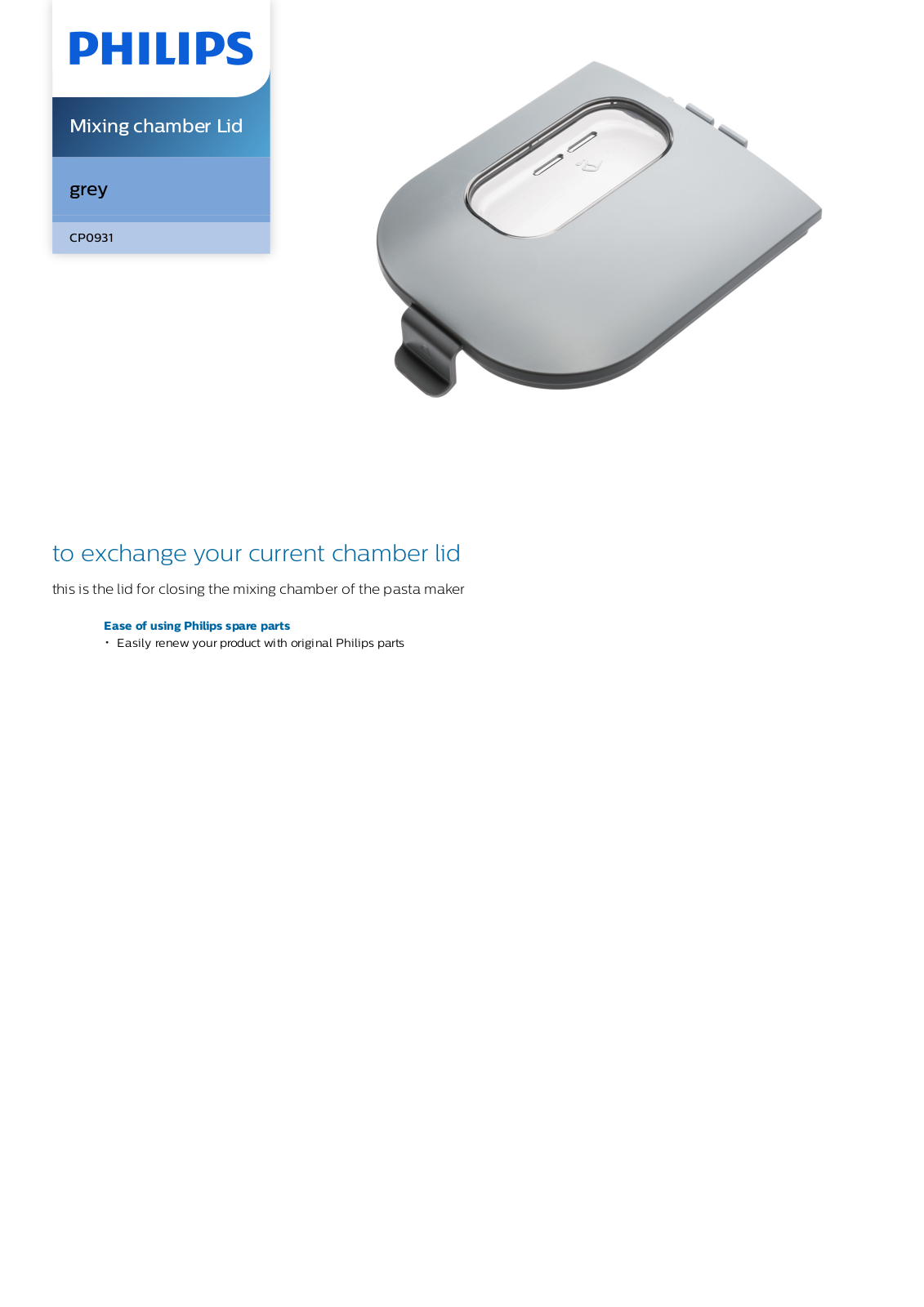 Philips CP0931/01 leaflet - ManualMachine.com