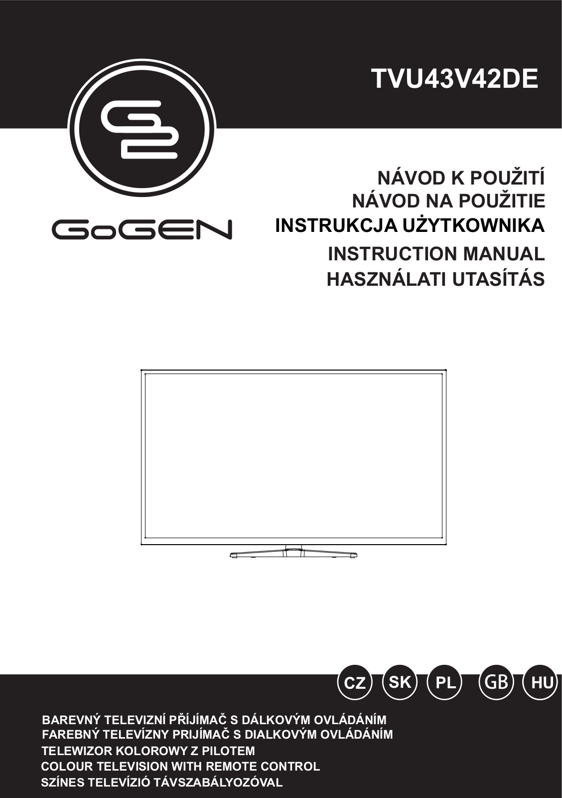 GoGEN TVU 43V42 DE User Manual