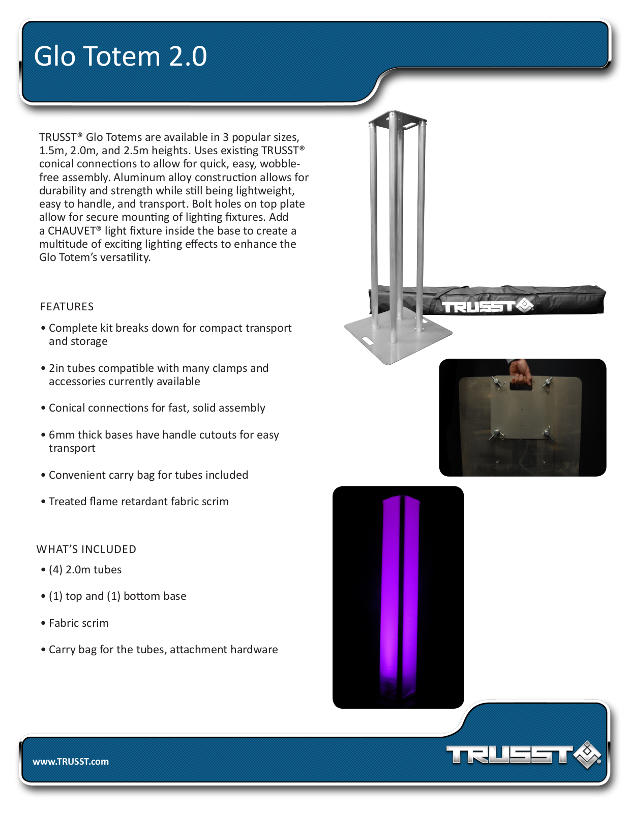 Trusst Glo Totem 2.0 User manual