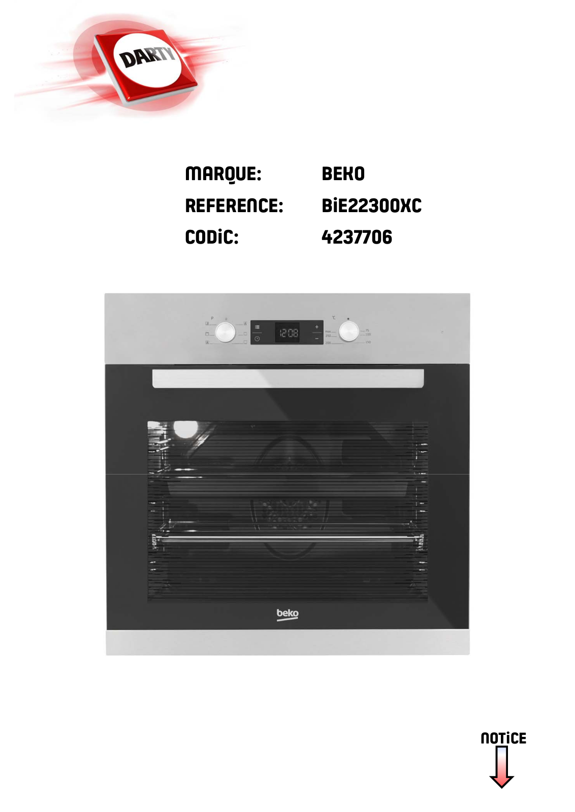 Beko BQM22301XC User manual