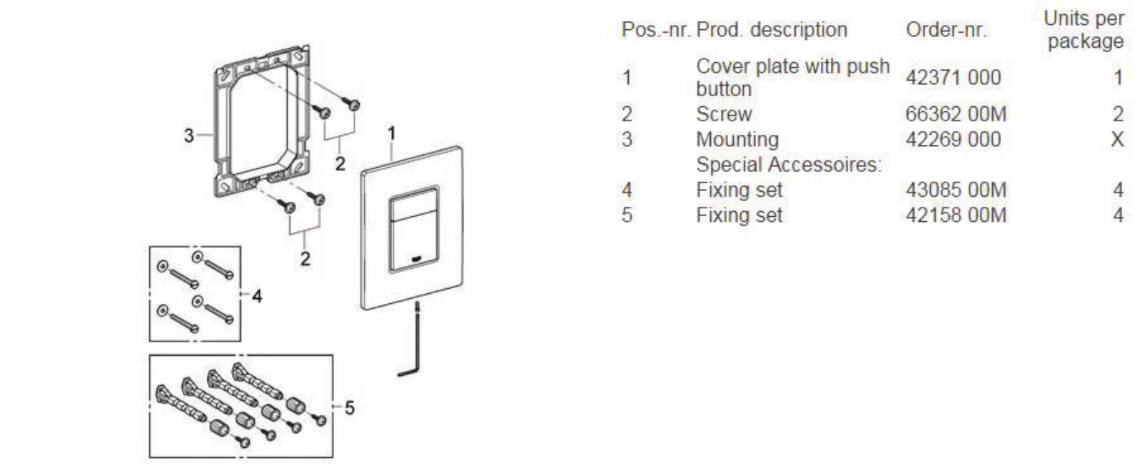 GROHE GRH4893 Exploded Drawing - ManualMachine.com