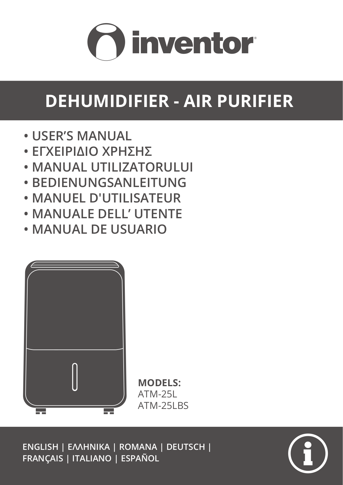 INVENTOR ATM-25L, ATM-25LBS User Manual