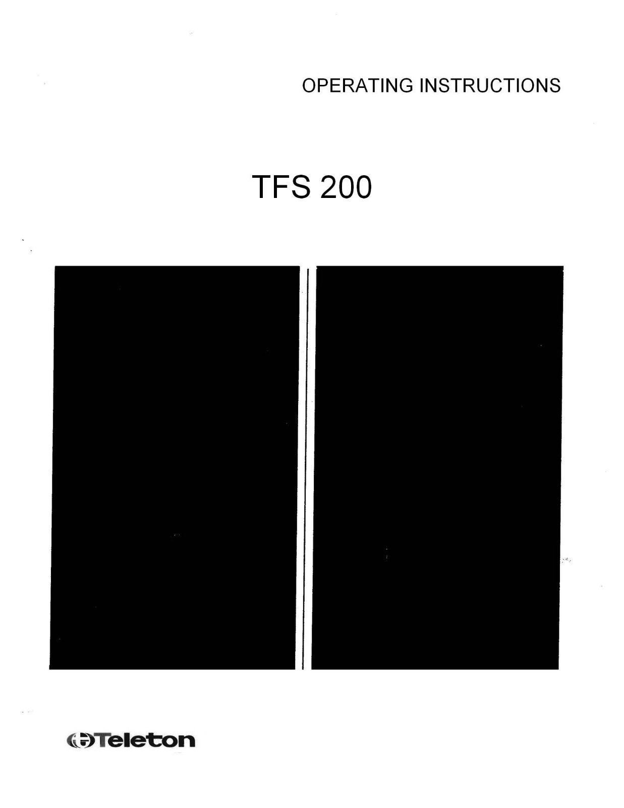 Teleton TFS-200 Owners Manual