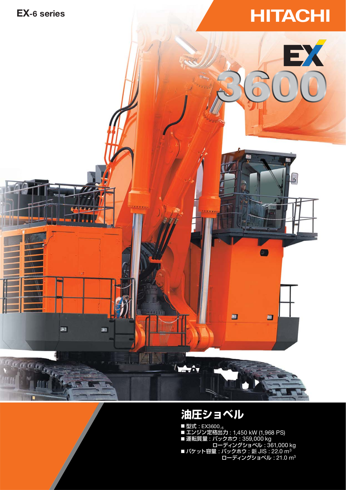 HITACHI EX3600 User Manual