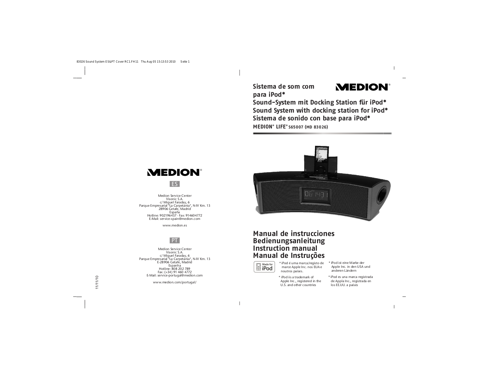 Medion Life S65007 MD 83026 User Manual