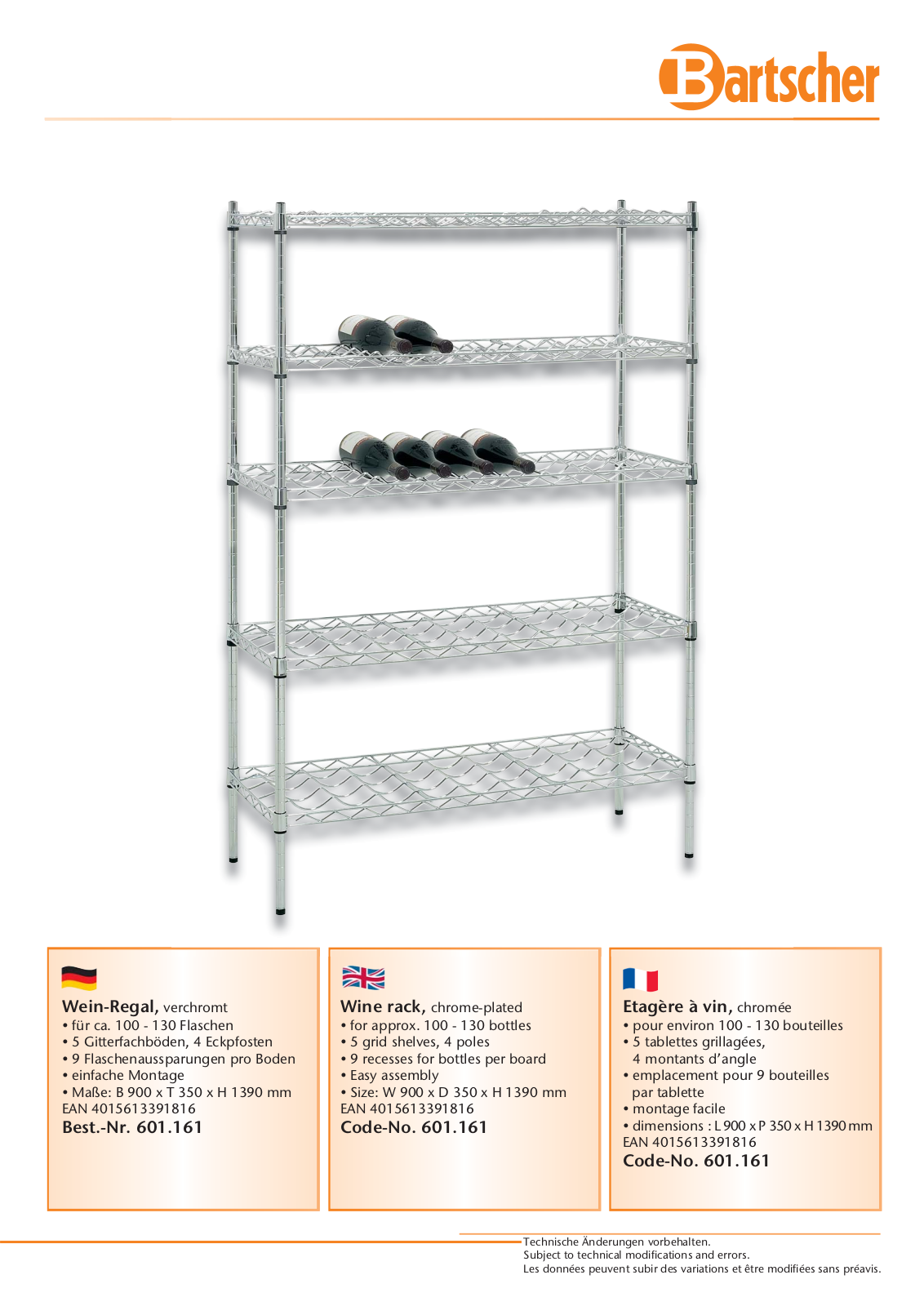 Bartscher 601161 BROCHURE - ManualMachine.com