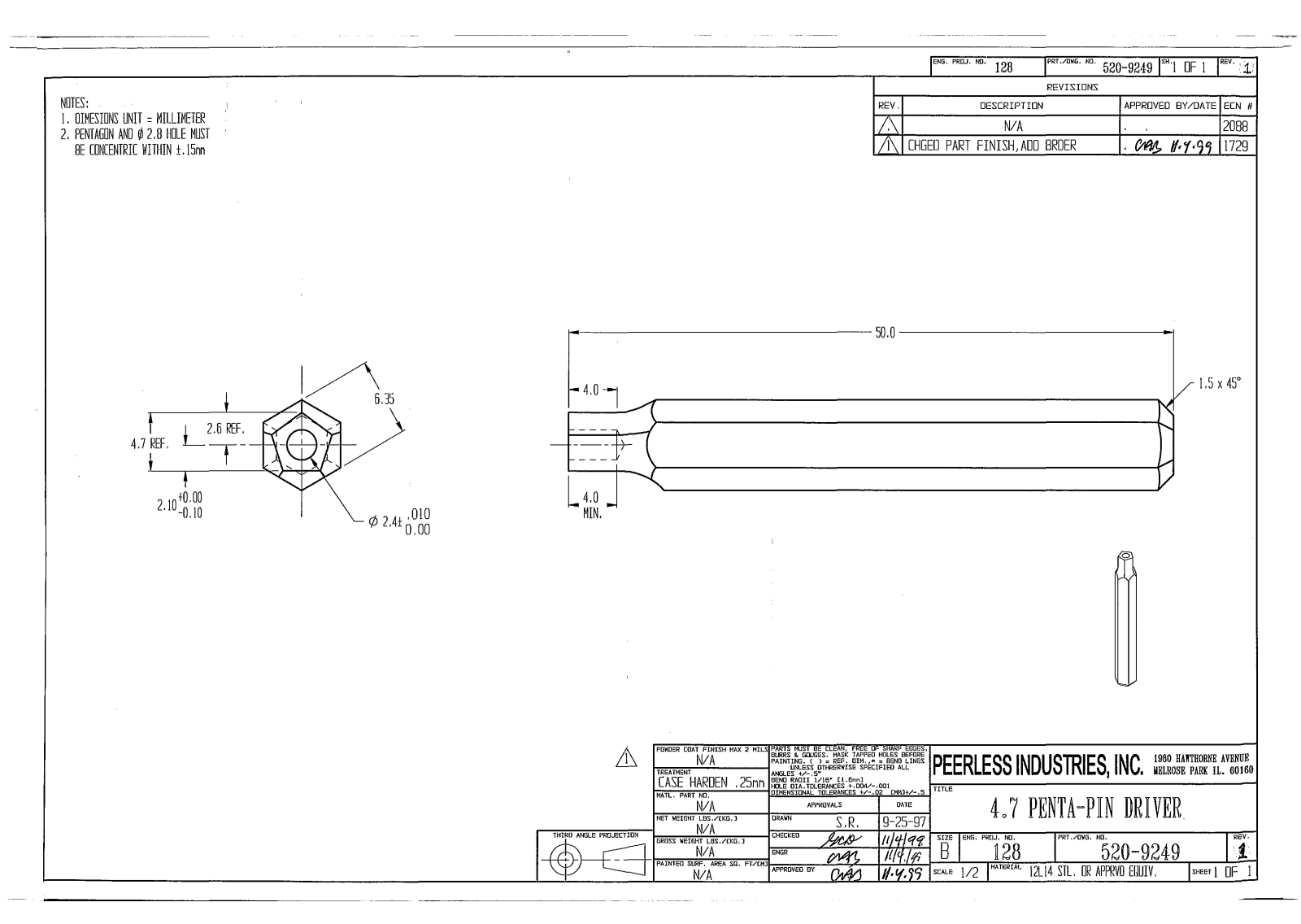 Peerless 5209249 User Manual