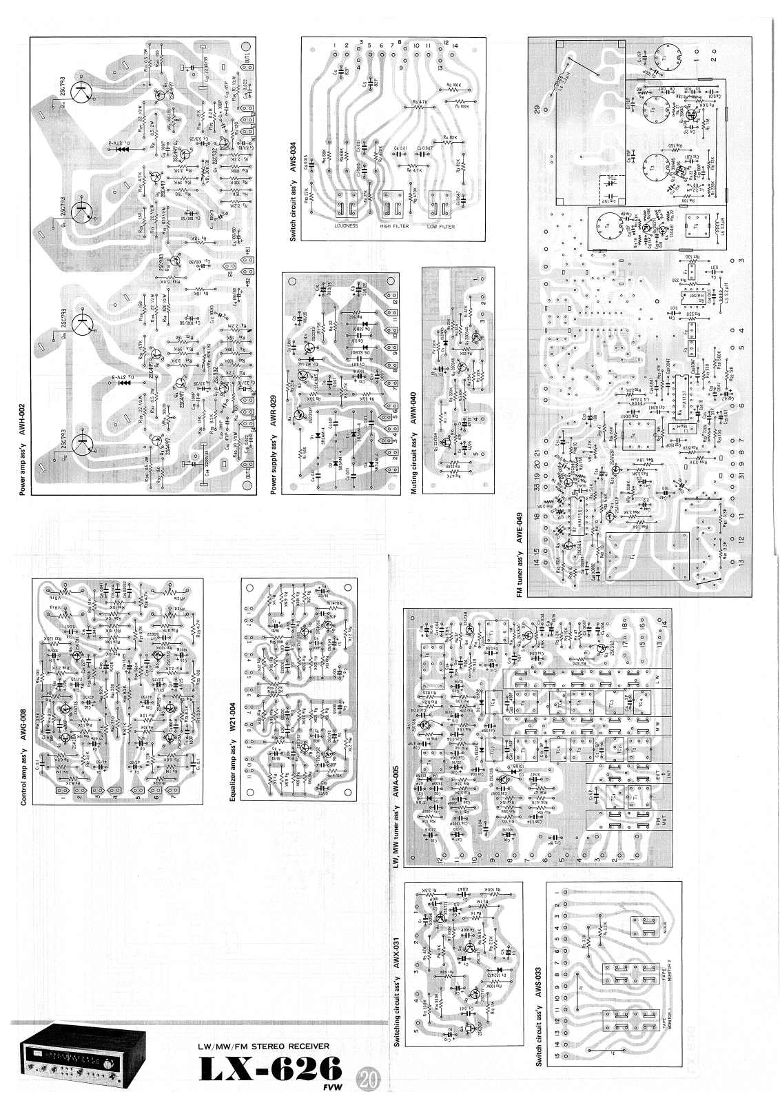 Pioneer LX-626 Service Manual