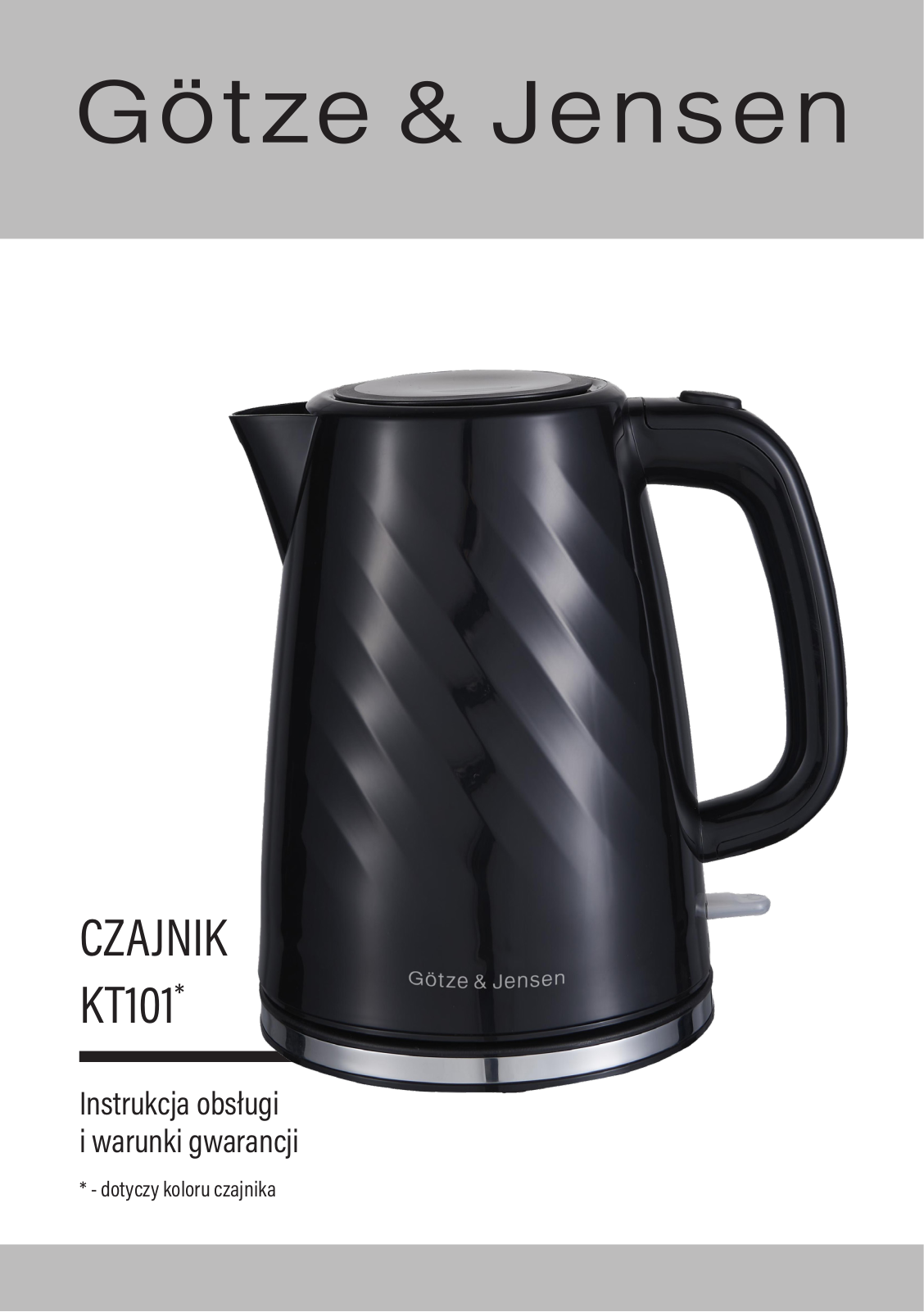 GOTZE & JENSEN KT101K User guide - ManualMachine.com