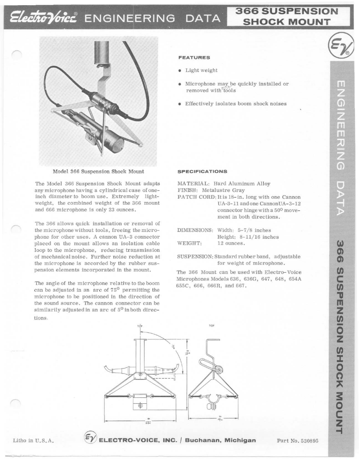 Electro-Voice 366 User Manual