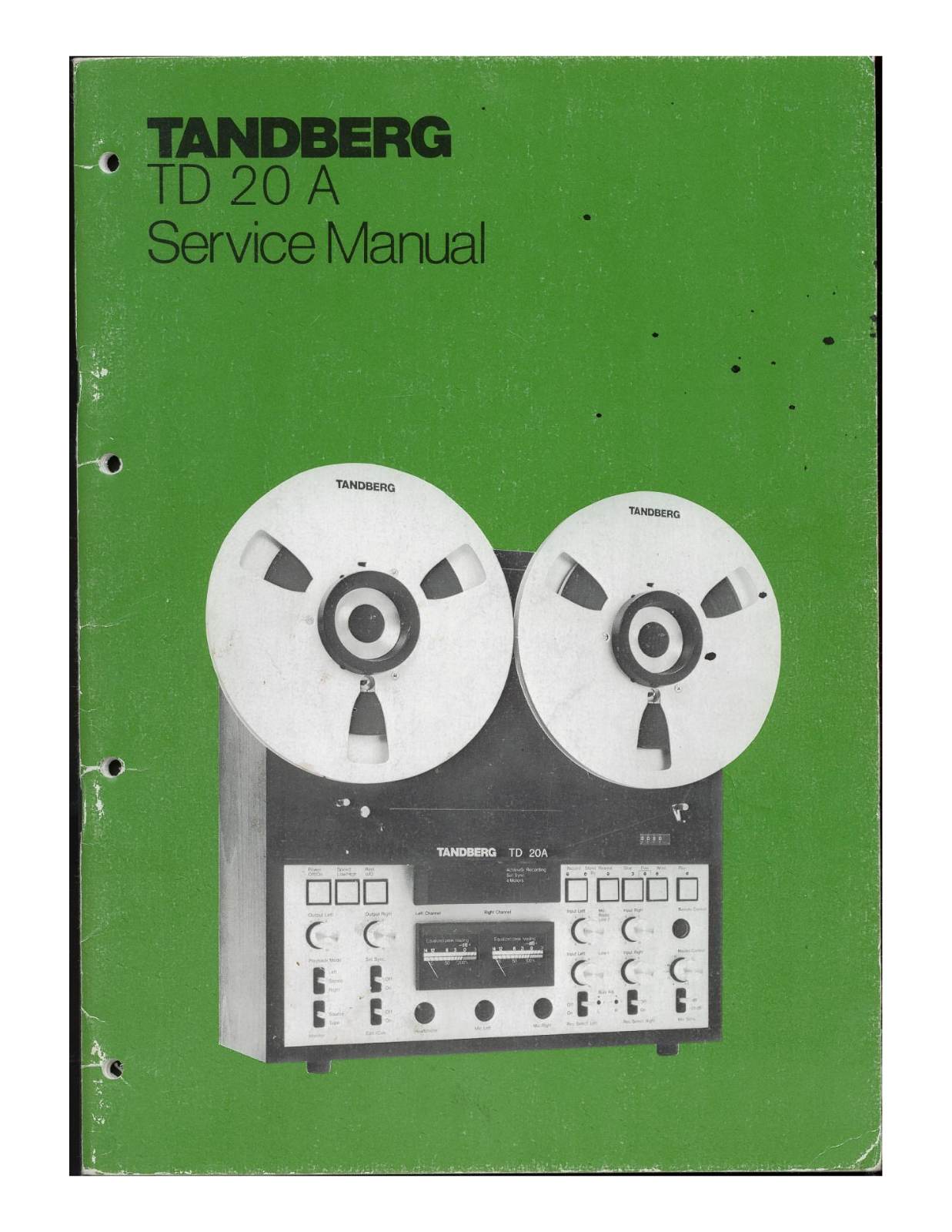 Tandberg TD-20-A Service manual