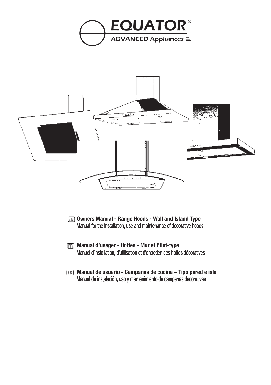 Equator TR30LED, TRC36LED, TR36LED User Manual