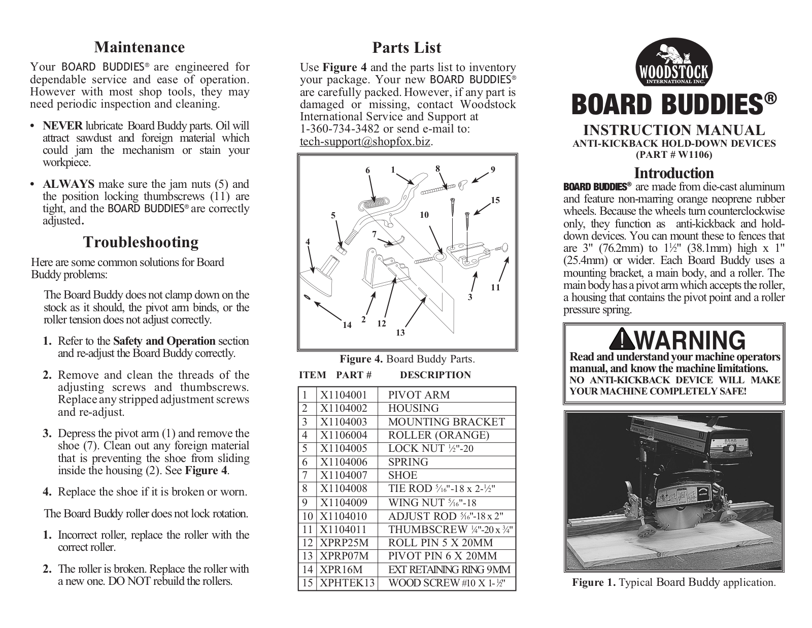 Board Buddies W1106 User guide - ManualMachine.com