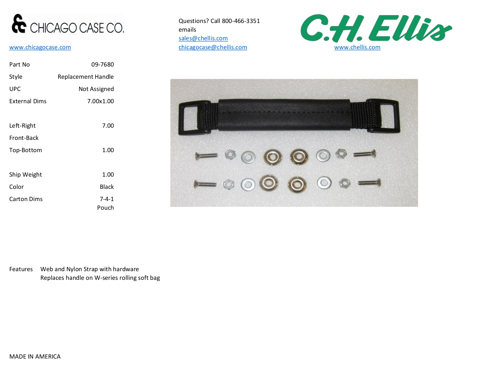CH Ellis CE1405 Specifications - ManualMachine.com