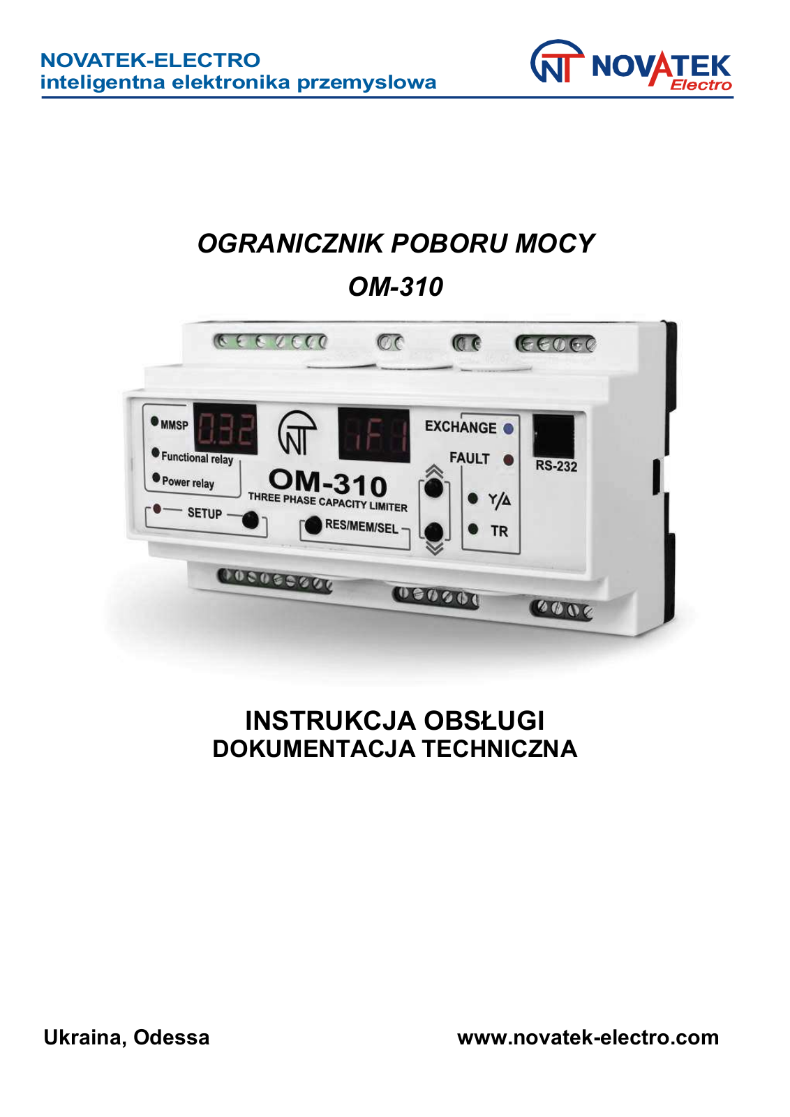 Novatek OM-310 User guide