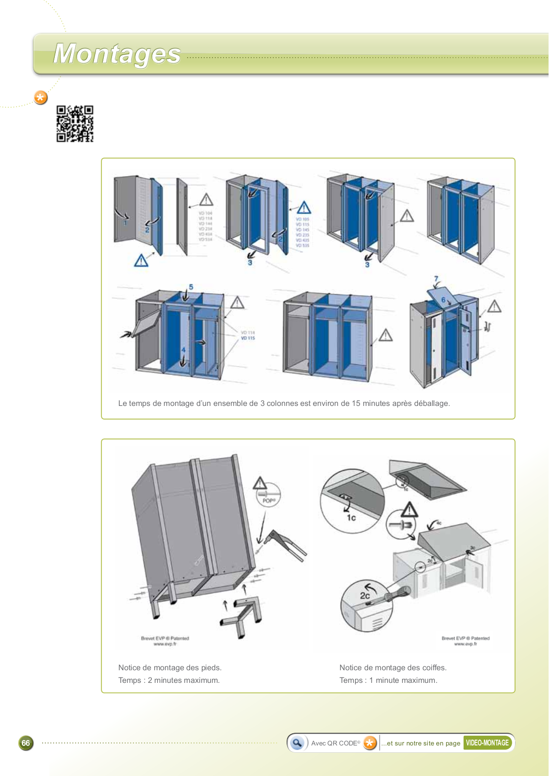 EVP VESTIAIRES D User Manual