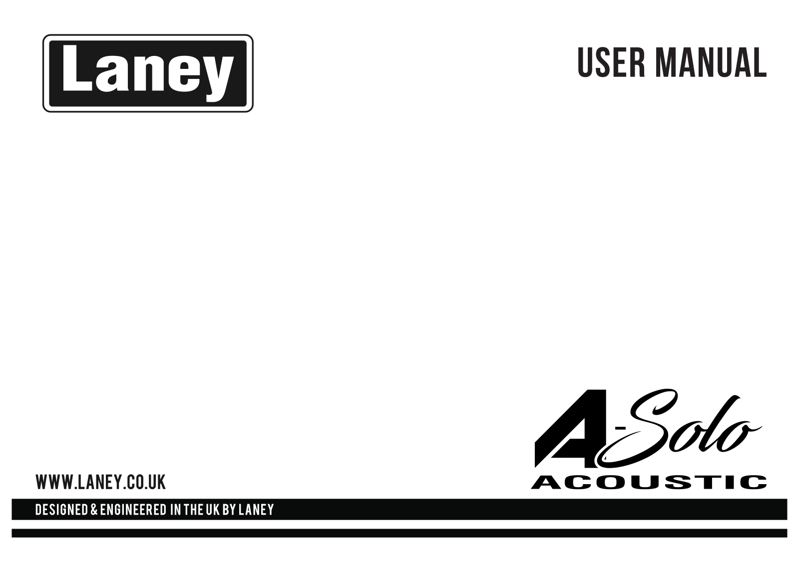 Laney A-Solo operation manual