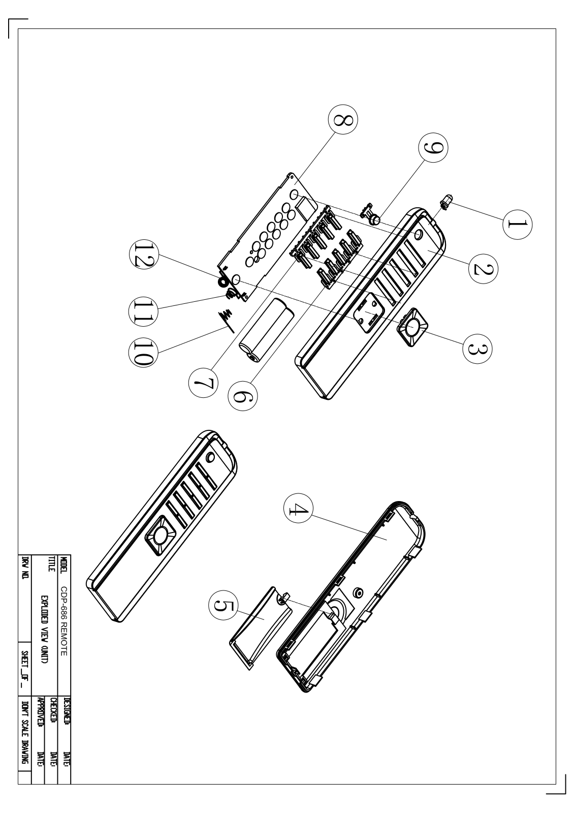 Vitek cdp-686 Exploded view