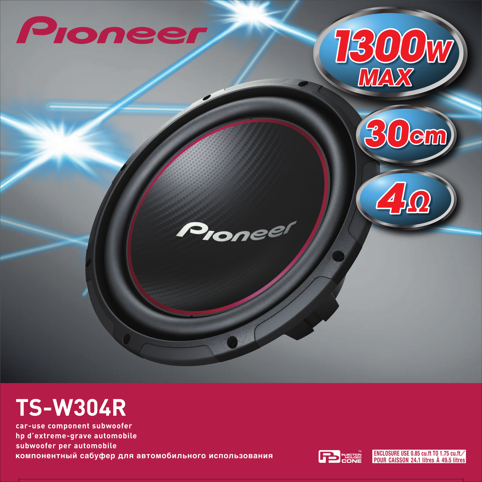 Pioneer TS-W304R Addendum