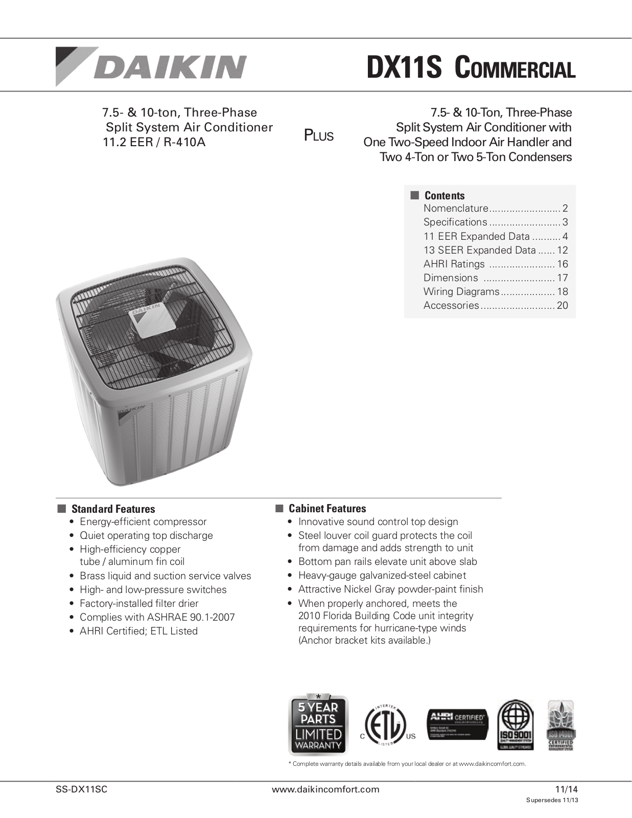 Goodman DX11SA0903A User Manual