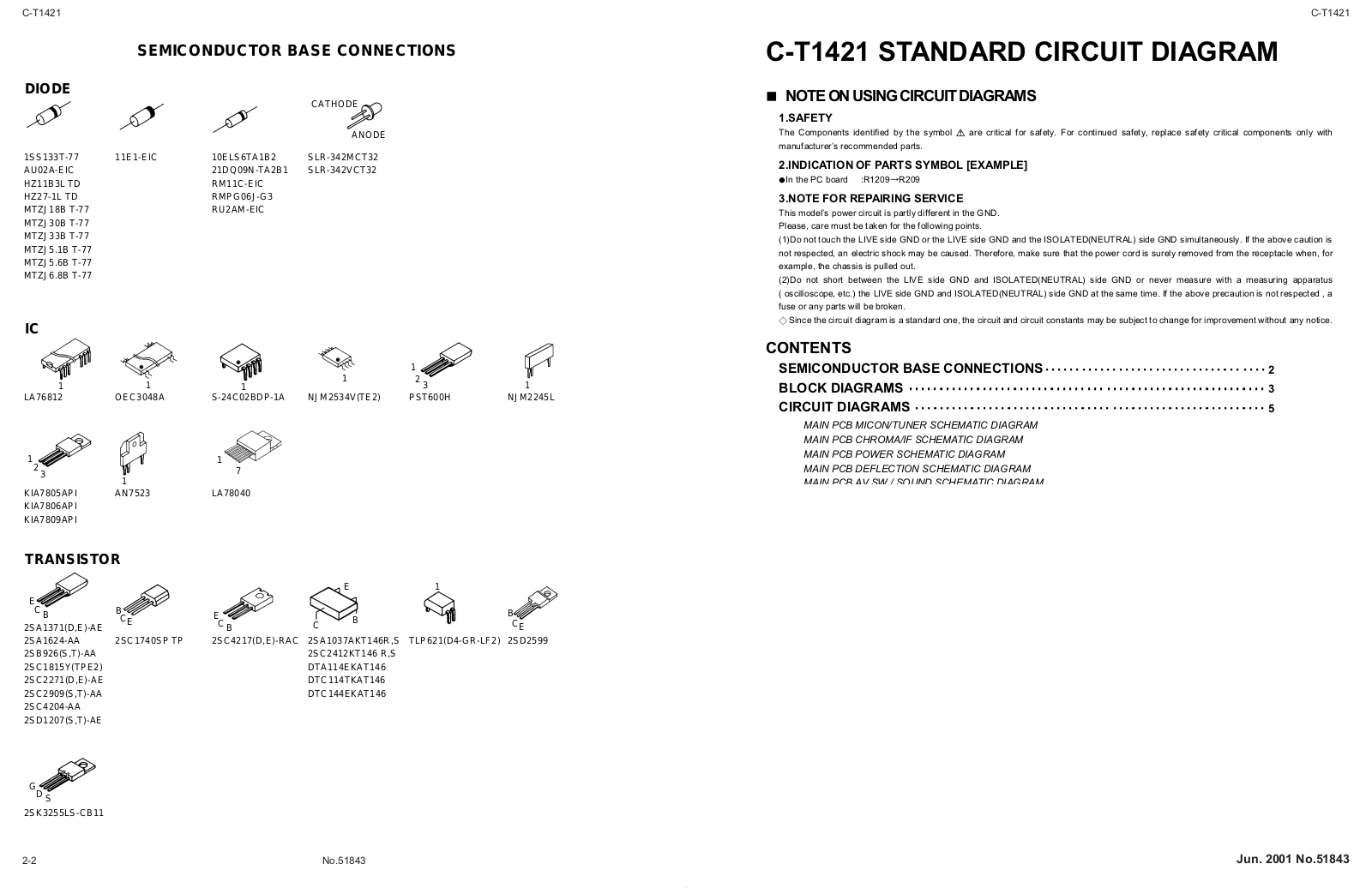 JVC C-T1421 Schematics