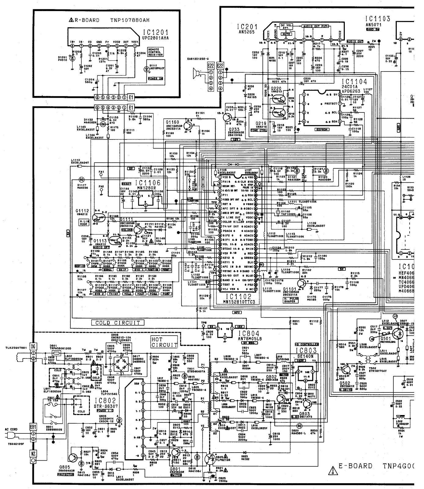 Panasonic TC 21E1R Diagram