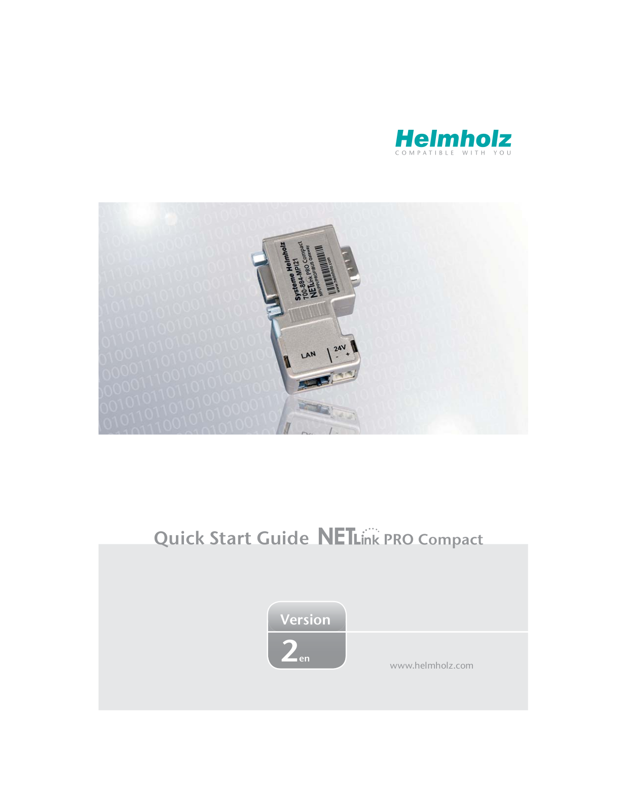 Helmholz NETLink PRO Compact Quick Start Manual - ManualMachine.com