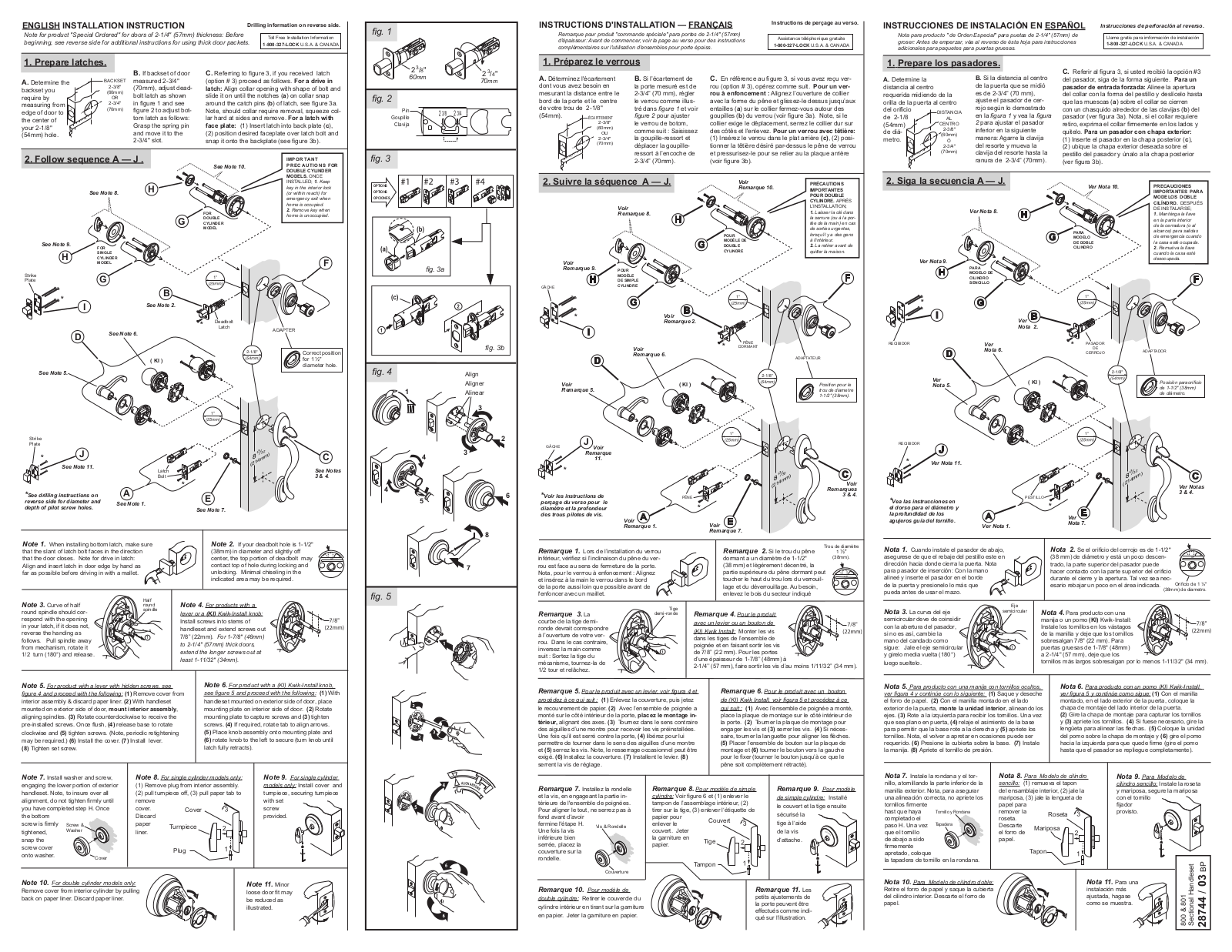 Kwikset 800TVH User Manual