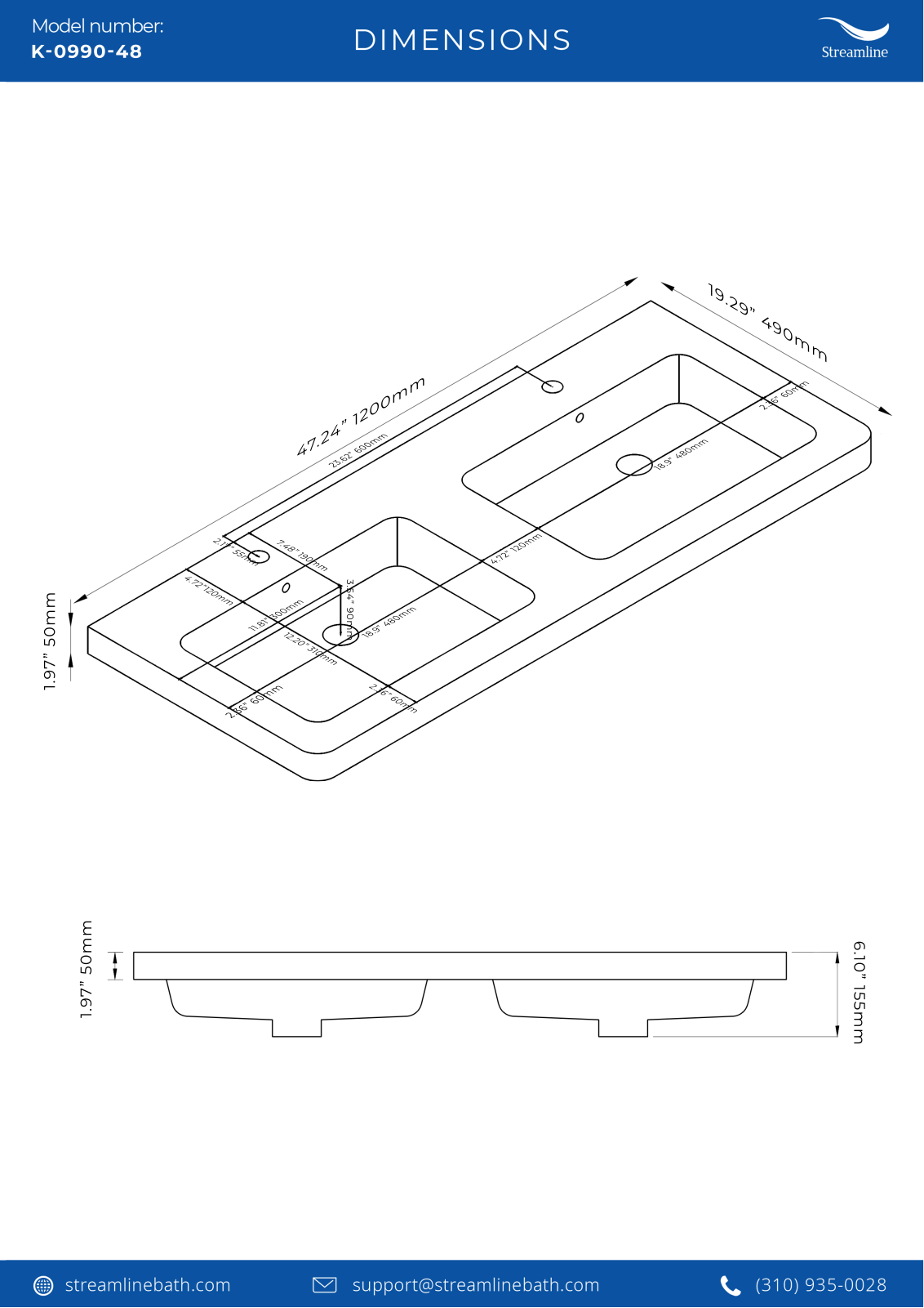 Streamline Bath SLBH7784 Specifications - ManualMachine.com