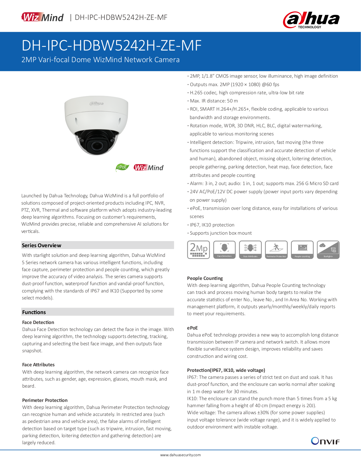 Dahua DH-IPC-HDBW5242H-ZE-MF User Manual