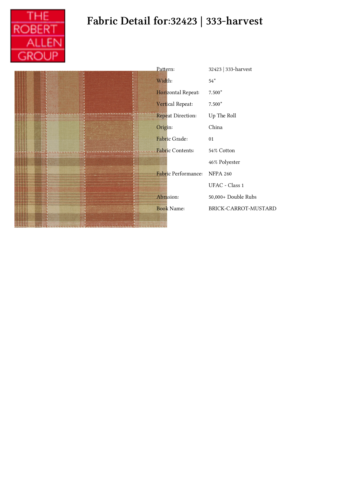 Duralee CRAL5343 Specifications - ManualMachine.com