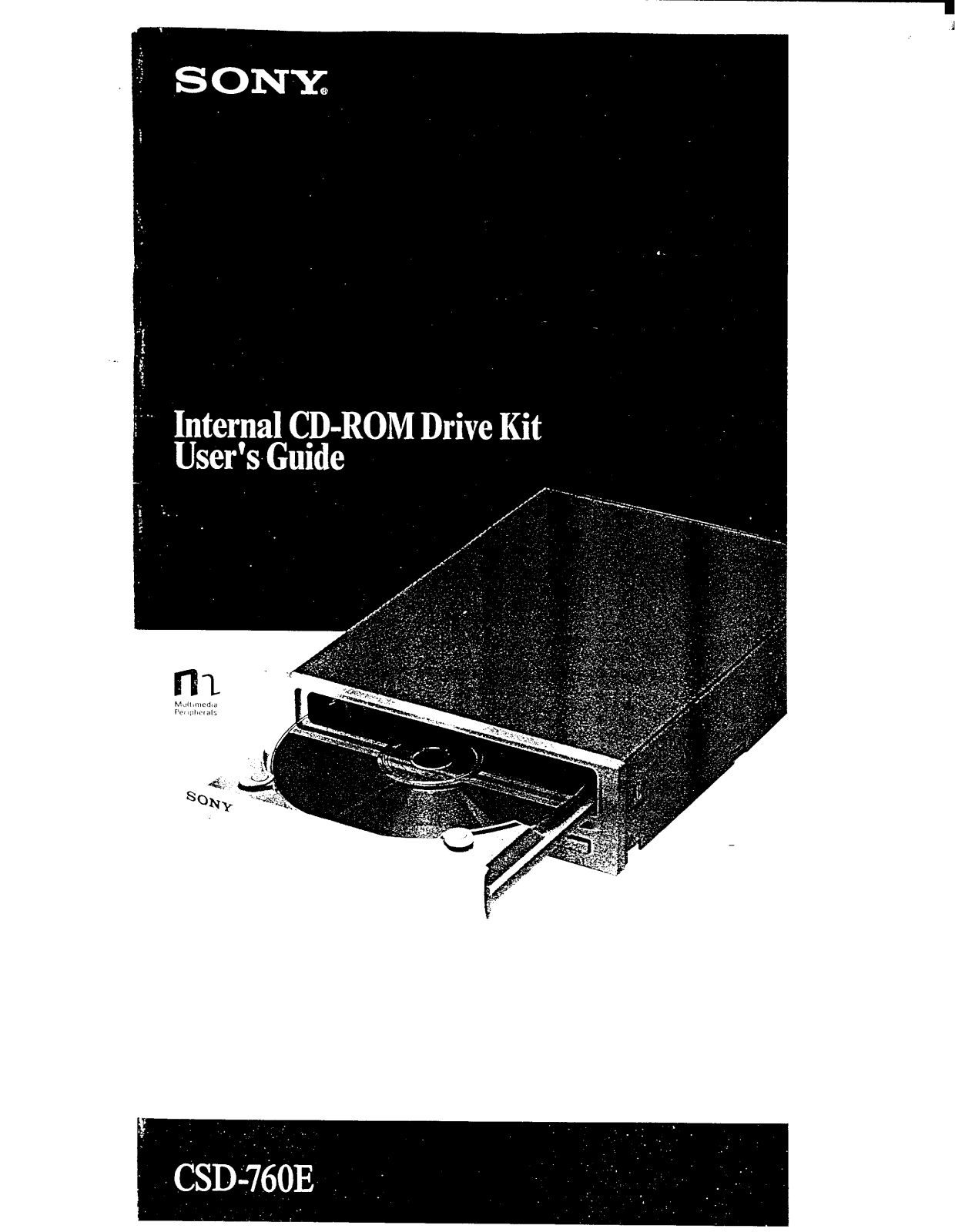 Sony CSD760E User Manual