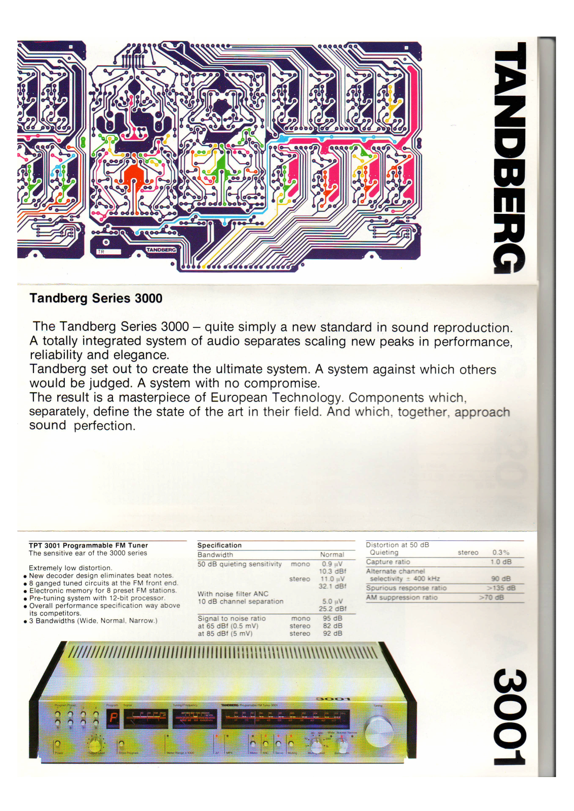 Tandberg TCA-3002, TCD-3004, TCD-420-A, TCD-440-A, TML-3005 Brochure
